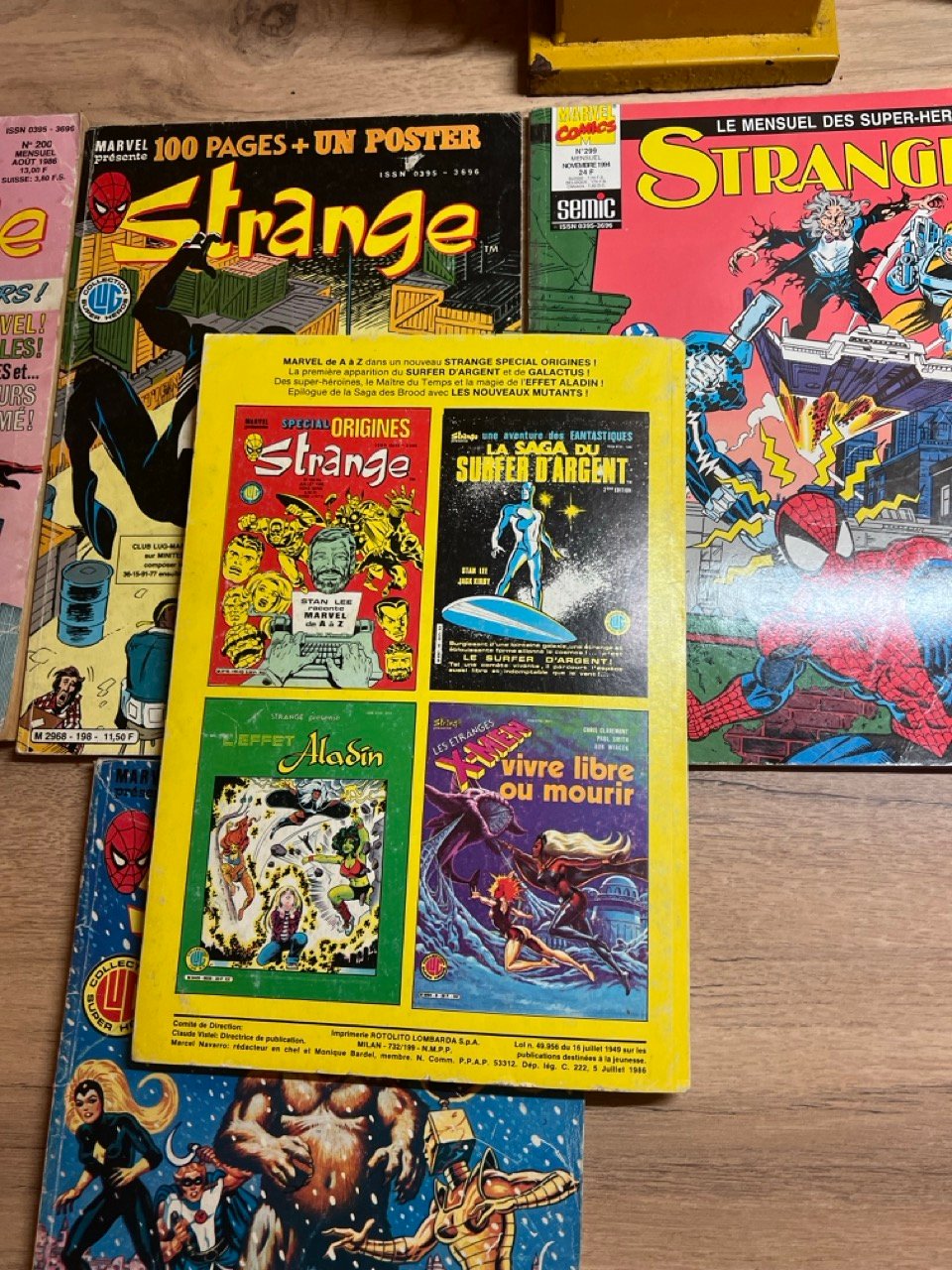 Lot 9 Comics Strange Vintage Marvel LUG Semic – Spider-Man Daredevil VF** Lot – Image 7